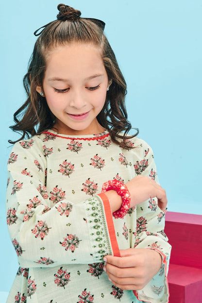 Zellbury Girls | 1 Piece Khaddar | Kurta - 1733 by Maria Faisal - Registered Vendor of : Zellbury Girls - type : Kids Clothes - 100% original wedding dresses