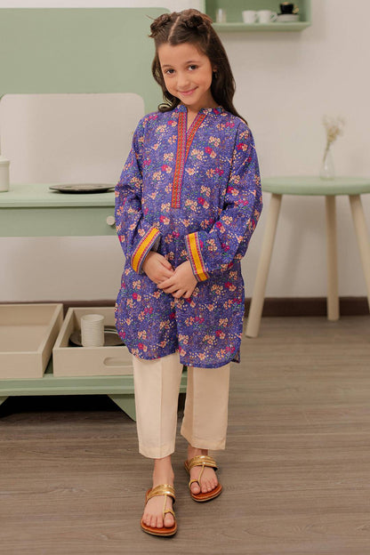 Zellbury Girls | 1 Piece Khaddar | Kurta - 1753 by Maria Faisal - Registered Vendor of : Zellbury Girls - type : Kids Clothes - 100% original wedding dresses