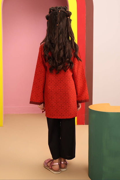 Zellbury Girls | 1 Piece Khaddar | Kurta - 1764 by Maria Faisal - Registered Vendor of : Zellbury Girls - type : Kids Clothes - 100% original wedding dresses