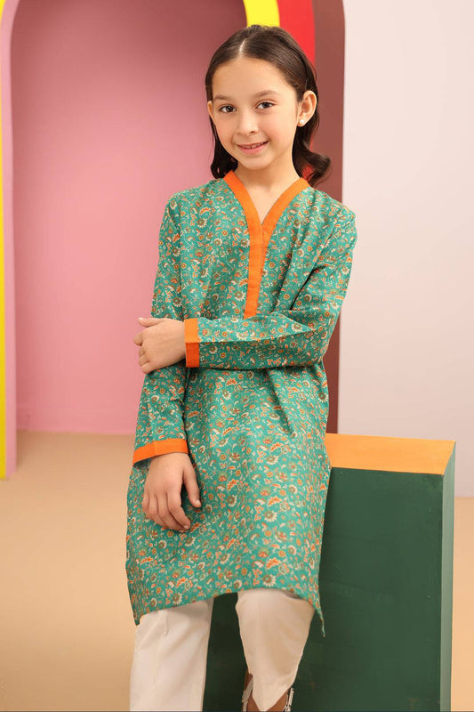 Zellbury Girls | 1 Piece Khaddar | Kurta - 1776 by Maria Faisal - Registered Vendor of : Zellbury Girls - type : Kids Clothes - 100% original wedding dresses