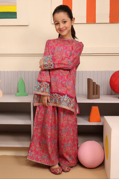 Zellbury Girls | 2 Piece Viscose | Embroidered Kurta Trouser - 2730 by Maria Faisal - Registered Vendor of : Zellbury Girls - type : Kids Clothes - 100% original wedding dresses