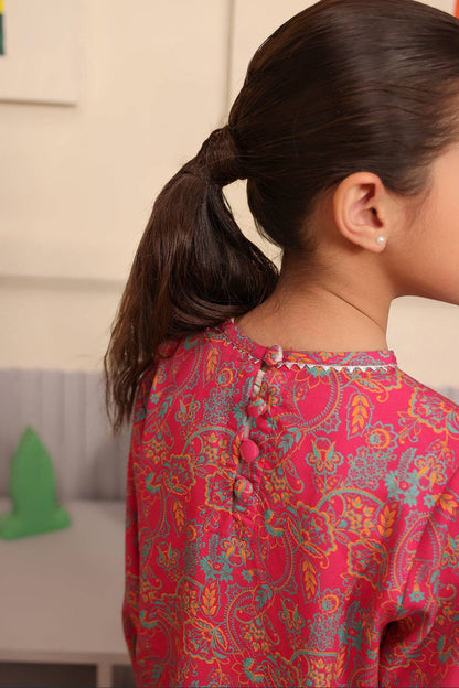 Zellbury Girls | 2 Piece Viscose | Embroidered Kurta Trouser - 2730 by Maria Faisal - Registered Vendor of : Zellbury Girls - type : Kids Clothes - 100% original wedding dresses