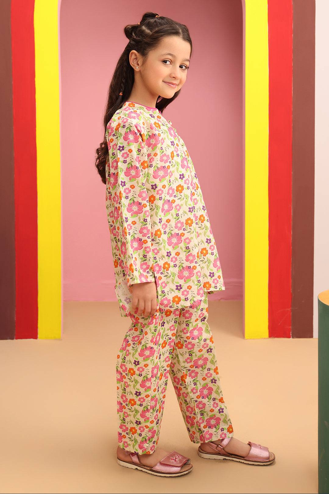 Zellbury Girls | 2 Piece Khaddar | Kurta Trouser - 2749 by Maria Faisal - Registered Vendor of : Zellbury Girls - type : Kids Clothes - 100% original wedding dresses