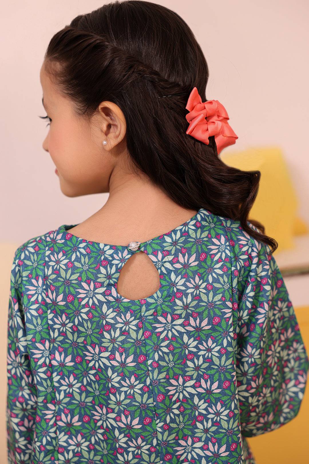 Zellbury Girls | 2 Piece Karandi | Kurta Trouser - 2762 by Maria Faisal - Registered Vendor of : Zellbury Girls - type : Kids Clothes - 100% original wedding dresses