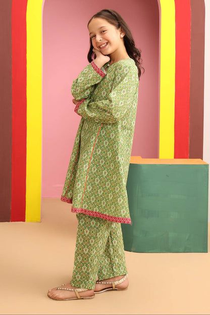 Zellbury Girls | 2 Piece Khaddar | Kurta Trouser - 2784 by Maria Faisal - Registered Vendor of : Zellbury Girls - type : Kids Clothes - 100% original wedding dresses