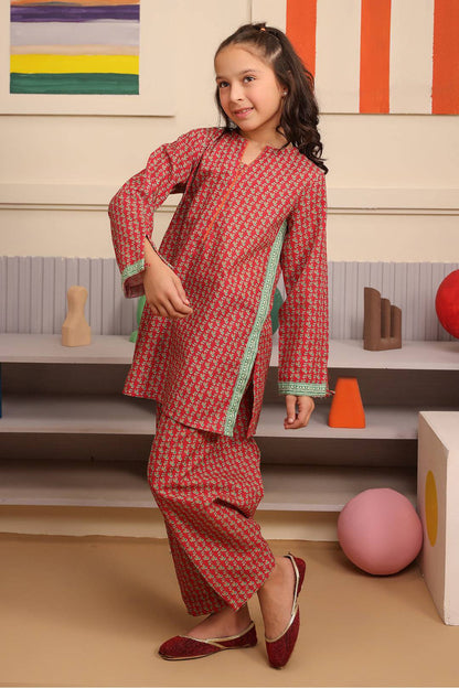 Zellbury Girls | 2 Piece Khaddar | Kurta Trouser - 2787 by Maria Faisal - Registered Vendor of : Zellbury Girls - type : Kids Clothes - 100% original wedding dresses