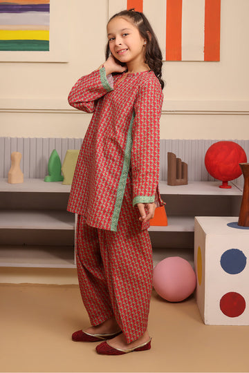 Zellbury Girls | 2 Piece Khaddar | Kurta Trouser - 2787