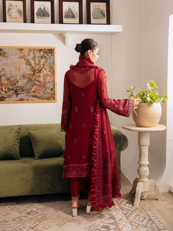 Gulaal | Embroidered Chiffon 23 | RUBY GL-EC-23V1-02