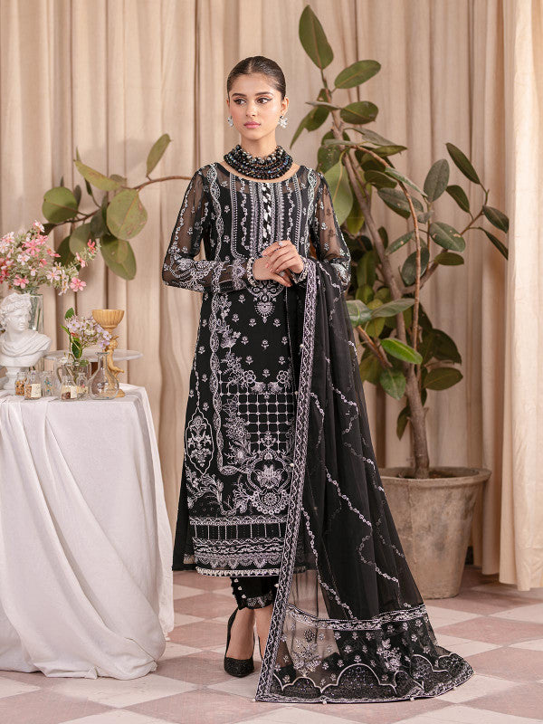 Gulaal | Embroidered Chiffon 23 | MAHJABEEN UC-01