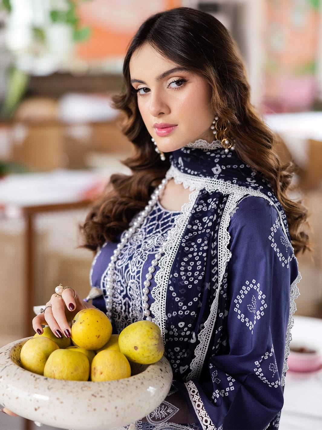 Mahnur | After Hours Luxury Lawn 25 | Garden Glee by Maria Faisal - Registered Vendor of : Mahnur - type : Ladies Clothes - 100% original wedding dresses