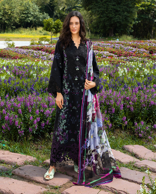 Mushq | Hemline the Secret Garden | Garden Lullaby - Luxury Dress - available at Maria Faisal in UK and USA.