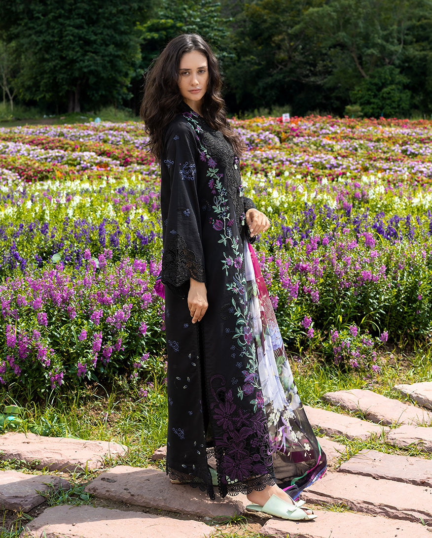 Mushq | Hemline the Secret Garden | Garden Lullaby - Luxury Dress - available at Maria Faisal in UK and USA.