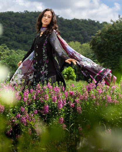 Mushq | Hemline the Secret Garden | Garden Lullaby - Luxury Dress - available at Maria Faisal in UK and USA.