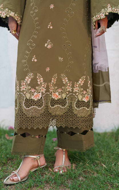 Asifa and Nabeel | Eden Cambric 25 | Gardenia Grace ECU25-09 - Ladies Clothes - Maria Faisal