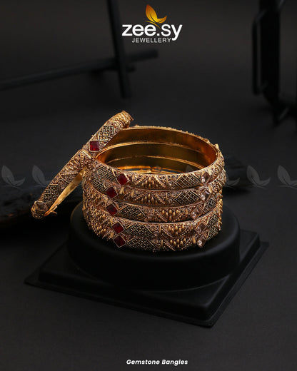 Gemstone Bangles - Bangles 