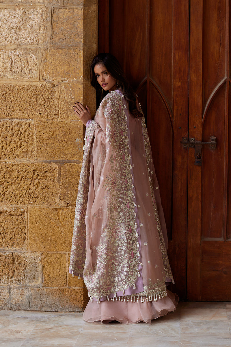 Afrozeh | Dastangoi Wedding Formals | Dastaan-e-Noor - Wedding Dress - available at Maria Faisal in UK and USA.