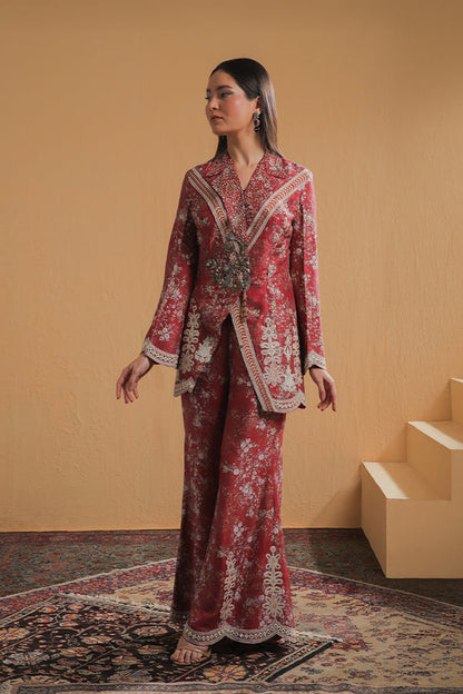 Shamaeel Ansari | Majestic Legacy | Ruby Royal Heritage - Bridal Dress - available at Maria Faisal in UK and USA.