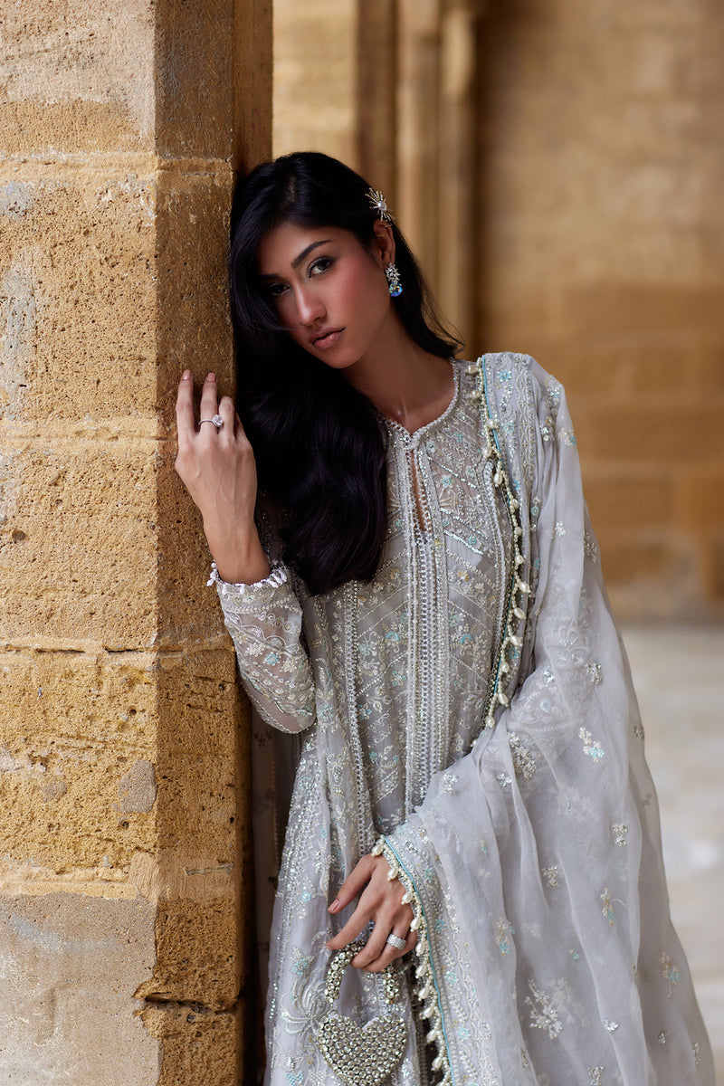 Afrozeh | Dastangoi Wedding Formals | Qissa - Wedding Dress - available at Maria Faisal in UK and USA.