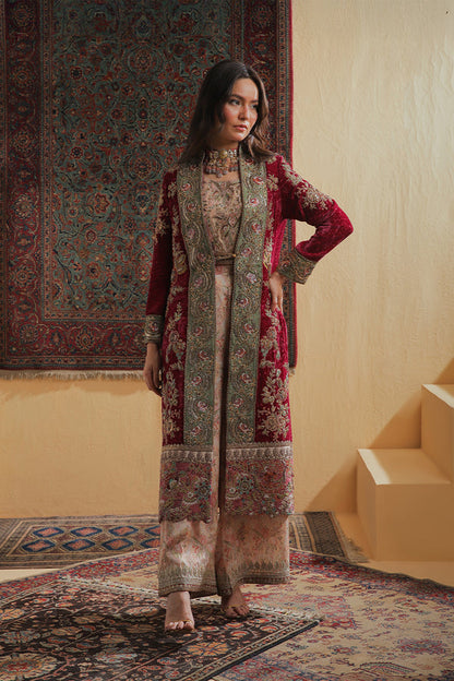 Shamaeel Ansari | Majestic Legacy |Crimson Heritage - Bridal Dress - available at Maria Faisal in UK and USA.