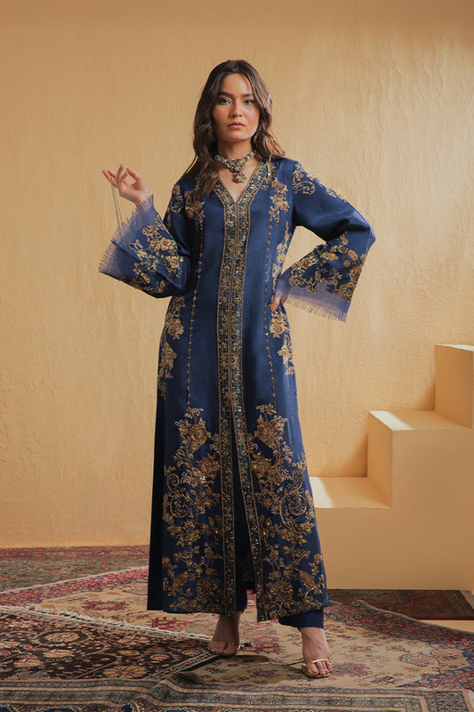 Shamaeel Ansari | Majestic Legacy | Sapphire Signature - Bridal Dress - available at Maria Faisal in UK and USA.