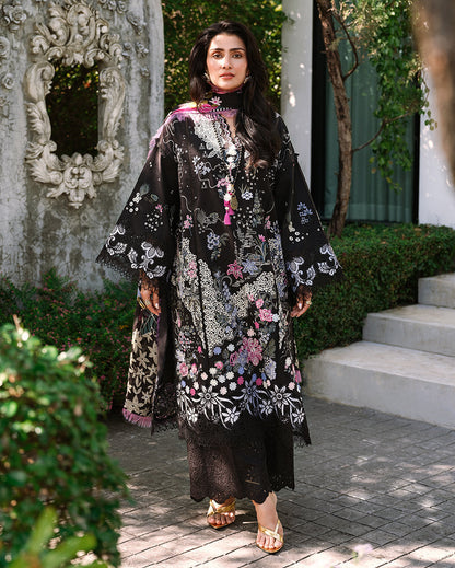 Mushq | Amoi Luxury Lawn | Gentle Breeze - Luxury Dress - available at Maria Faisal in UK and USA.