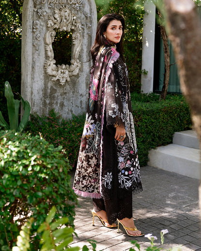 Mushq | Amoi Luxury Lawn | Gentle Breeze - Luxury Dress - available at Maria Faisal in UK and USA.