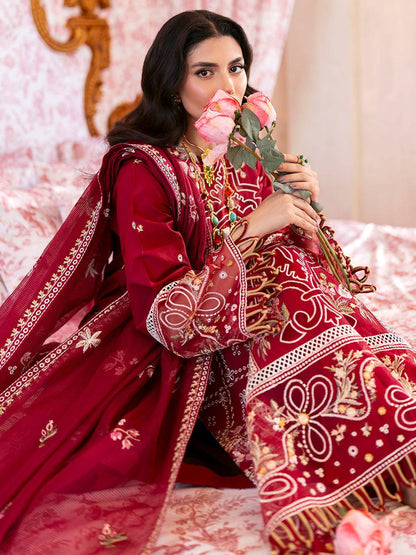 Mahnur | Sophie Luxury Lawn 25 | Ginny by Maria Faisal - Registered Vendor of : Mahnur - type : Ladies Clothes - 100% original wedding dresses