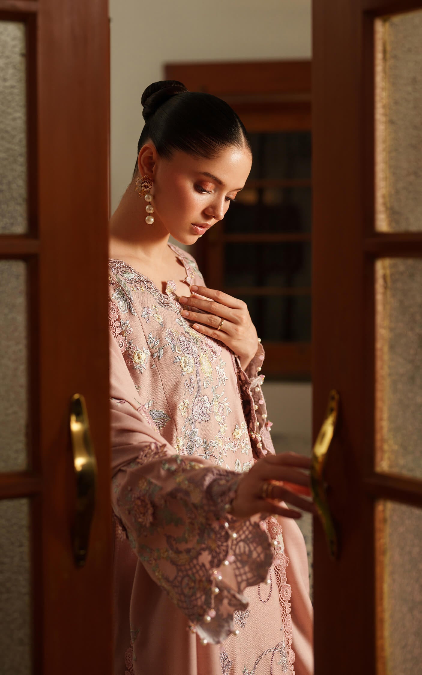 Asifa and Nabeel | Pashmina Luxe 25 | Glace LWC25-06 - Formal Dress - available at Maria Faisal in UK and USA.