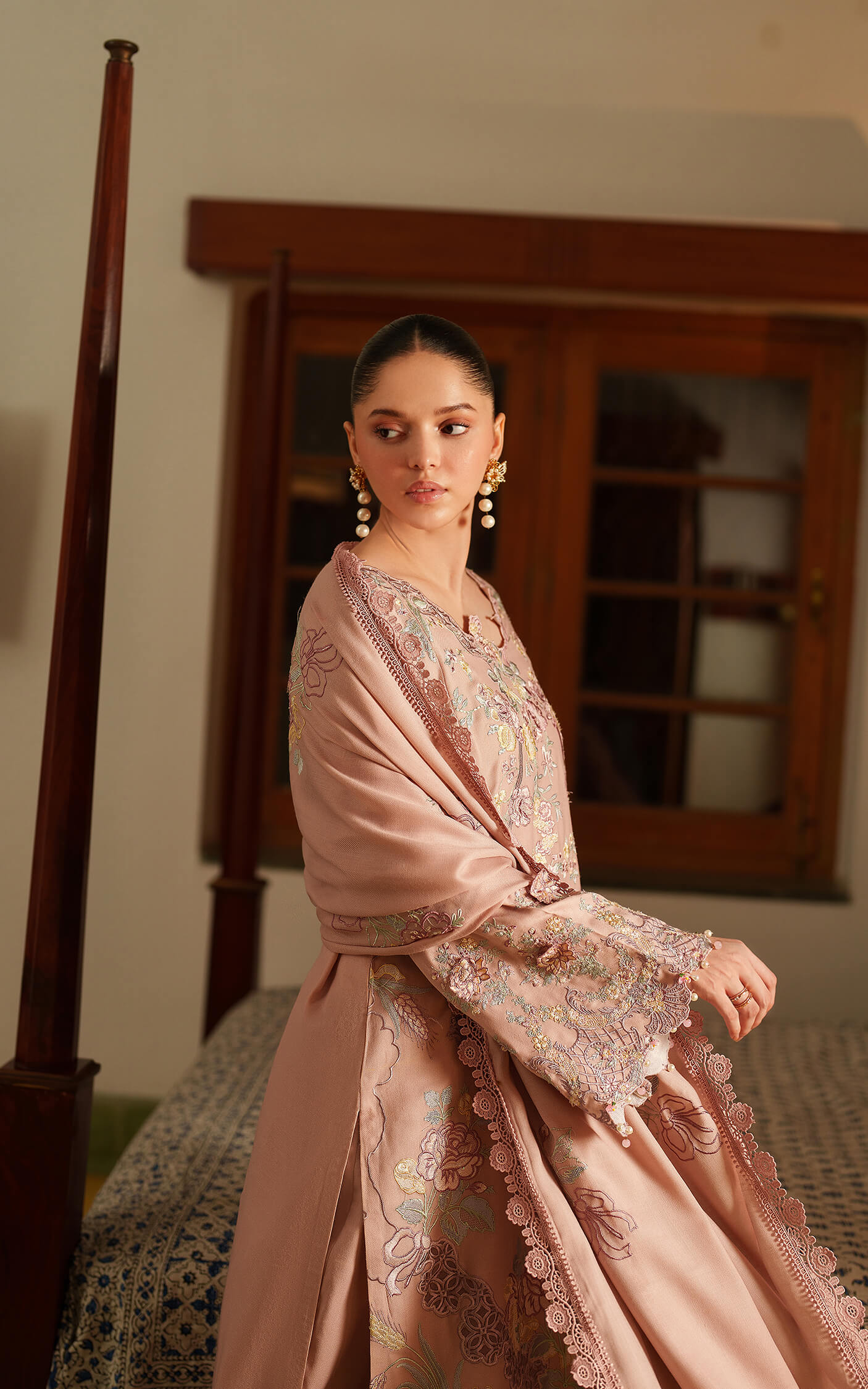 Asifa and Nabeel | Pashmina Luxe 25 | Glace LWC25-06 - Formal Dress - available at Maria Faisal in UK and USA.