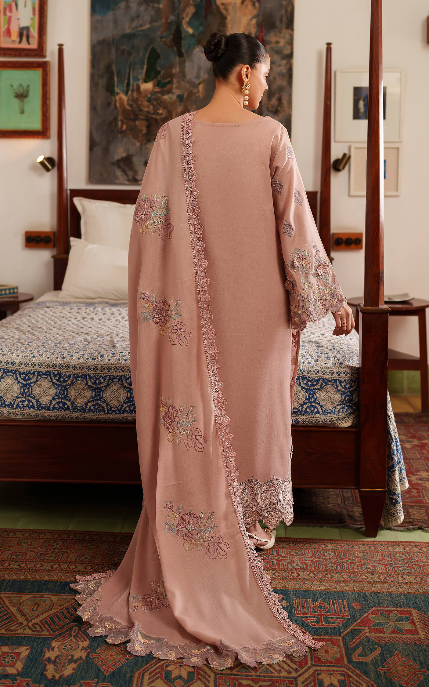 Asifa and Nabeel | Pashmina Luxe 25 | Glace LWC25-06 - Formal Dress - available at Maria Faisal in UK and USA.