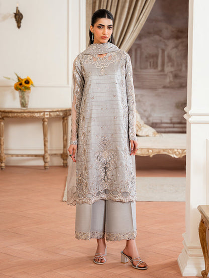 Epoque | Elysia Luxury Pret | Glaze - Luxury Dress - available at Maria Faisal in UK and USA.