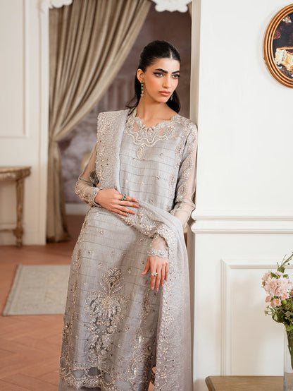 Epoque | Elysia Luxury Pret | Glaze - Luxury Dress - available at Maria Faisal in UK and USA.
