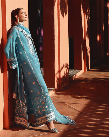 Mushq | Nuvera Raw Silk 26 | Glinda - Luxury Dress - available at Maria Faisal in UK and USA.