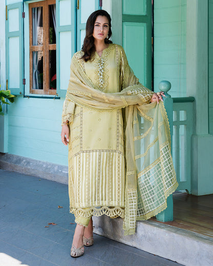 Mushq | Euphoria Pret | Golden Ember - Luxury Dress - available at Maria Faisal in UK and USA.
