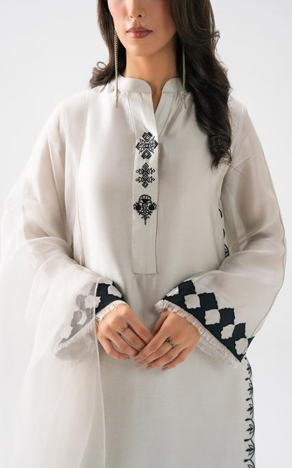 Asifa and Nabeel | Celevara Luxe | Grace Serenity - Luxury Dress - available at Maria Faisal in UK and USA.