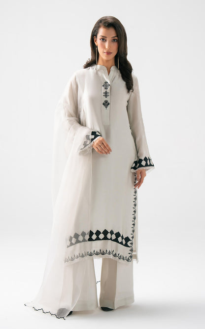 Asifa and Nabeel | Celevara Luxe | Grace Serenity - Luxury Dress - available at Maria Faisal in UK and USA.