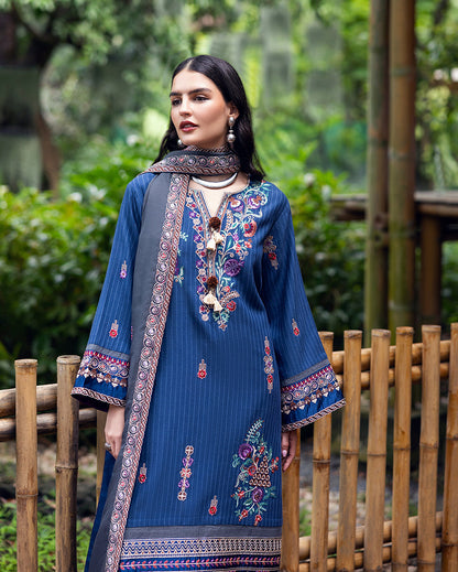 Mushq | Hemline Karandi | Granite Song - Casual Dress - available at Maria Faisal in UK and USA.