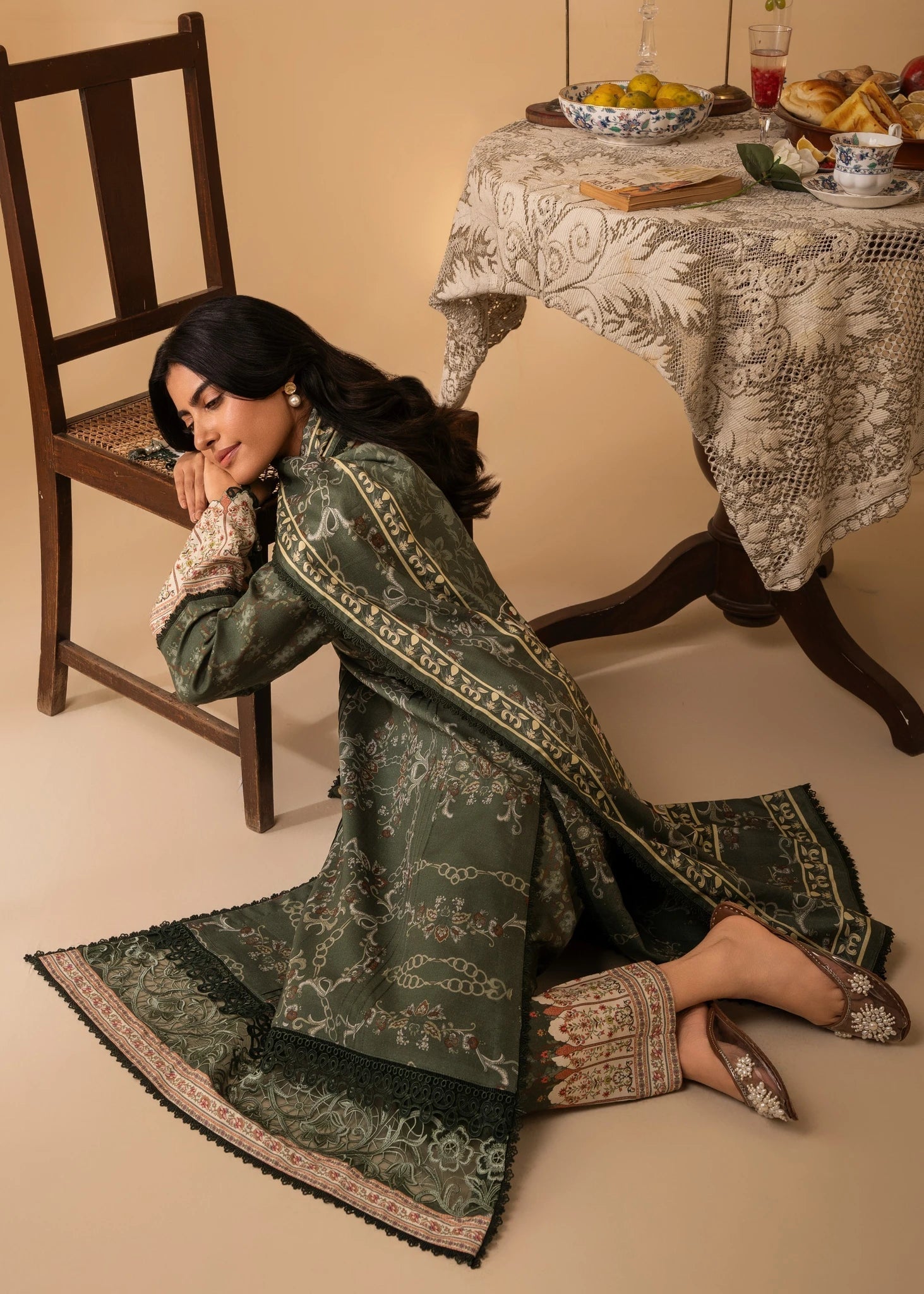 Nureh | Shades of Winter | AMARA (AZ-03) - Ladies Clothes - Maria Faisal