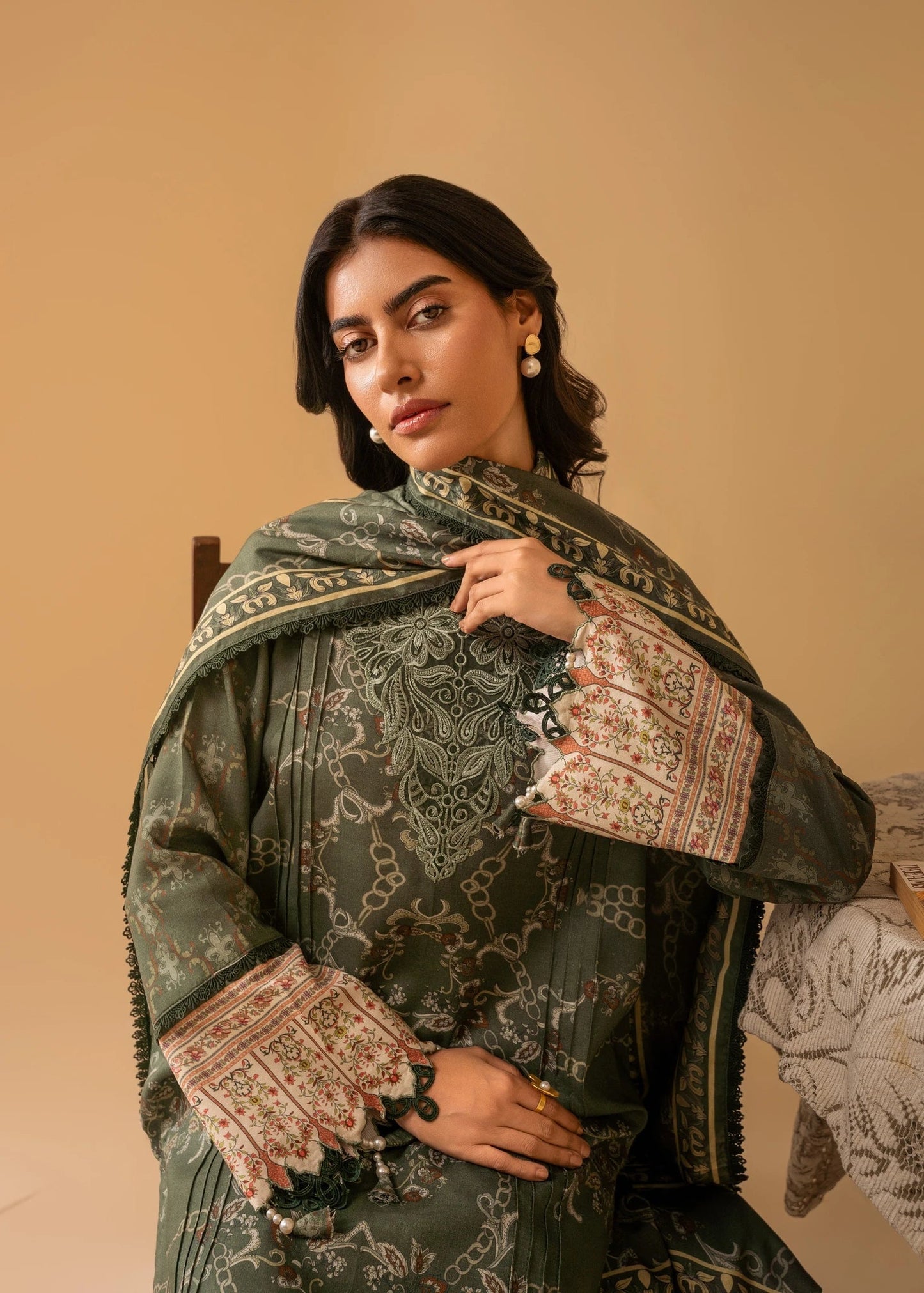 Nureh | Shades of Winter | AMARA (AZ-03) - Ladies Clothes - Maria Faisal