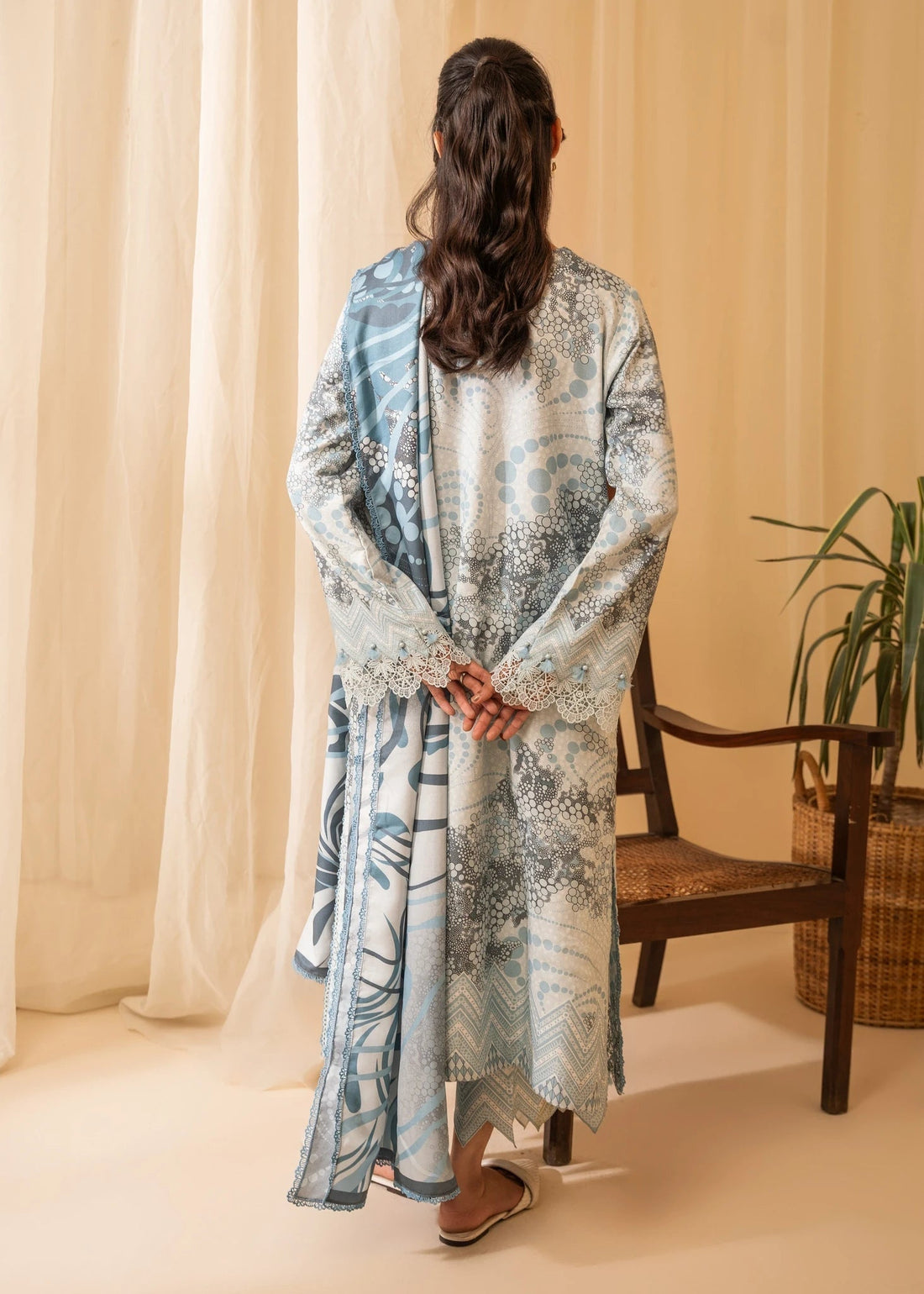 Nureh | Shades of Winter | ELINA (AZ-10) - Ladies Clothes - Maria Faisal