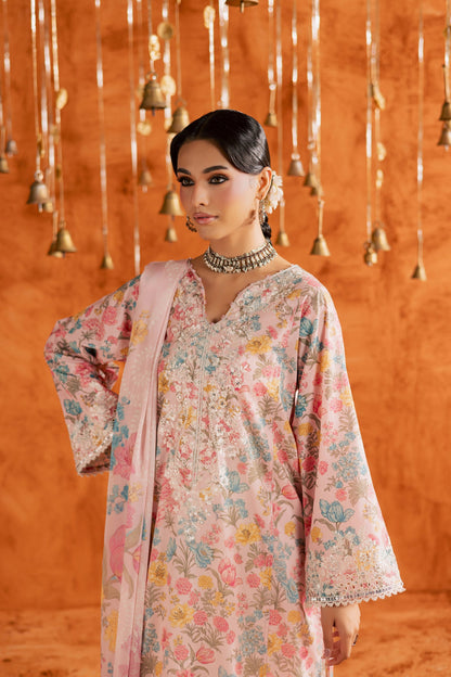 Batik | Festive Eid 26 | Gul - Luxury Dress - available at Maria Faisal in UK and USA.