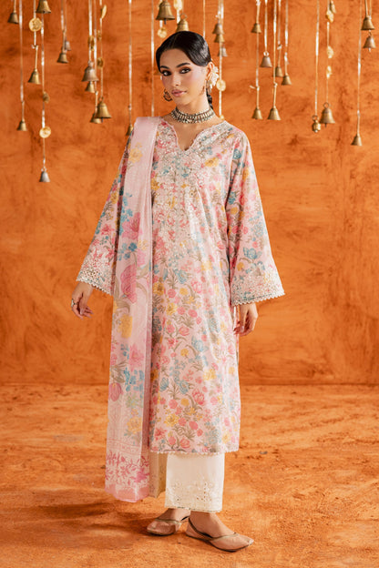 Batik | Festive Eid 26 | Gul - Luxury Dress - available at Maria Faisal in UK and USA.