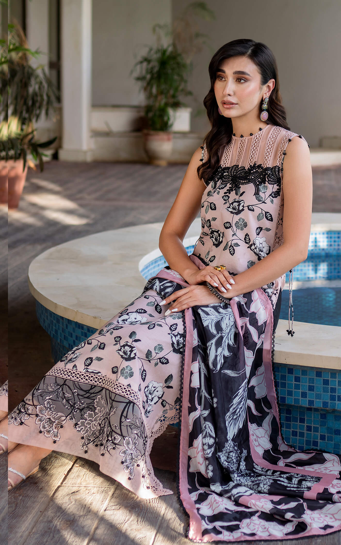 Asifa and Nabeel | Meraki Summer Vol 2 | Gul MK-02 - Designer Dress with Intricate embroidery and embellishments. Shop elegent wedding dress at Maria Faisal.