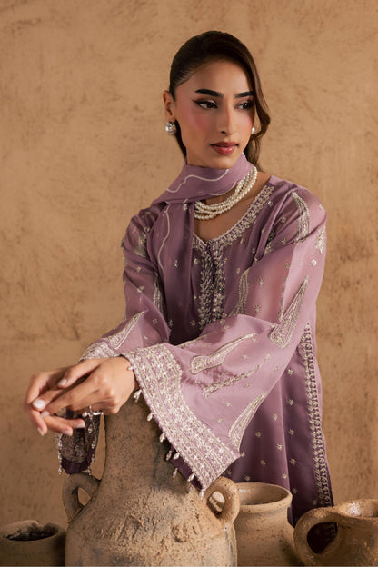 Batik | Festive Eid 26 | Gul e Rana - Luxury Dress - available at Maria Faisal in UK and USA.