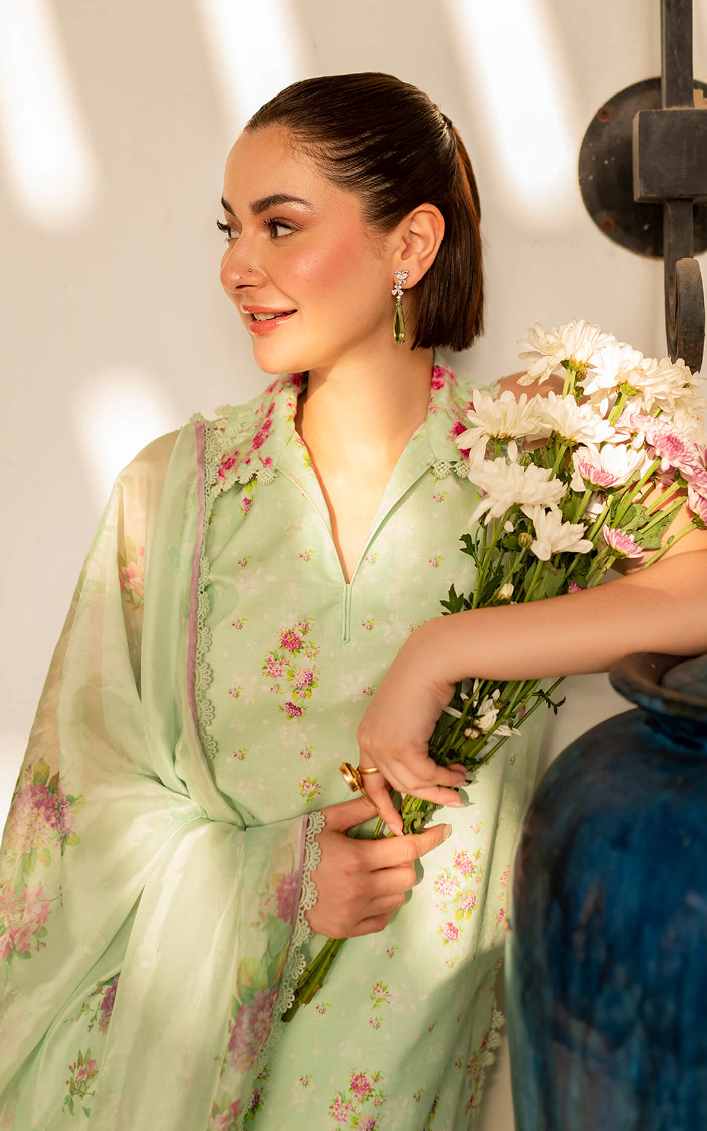 Asifa and Nabeel | Meraki Summer Vol 2 | Gul-e-Rana MK-11 - Designer Dress with Intricate embroidery and embellishments. Shop elegent wedding dress at Maria Faisal.