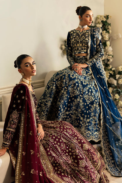 Gulaal | Celeste Velvet 24 | Carmine - Ladies Clothes - Maria Faisal