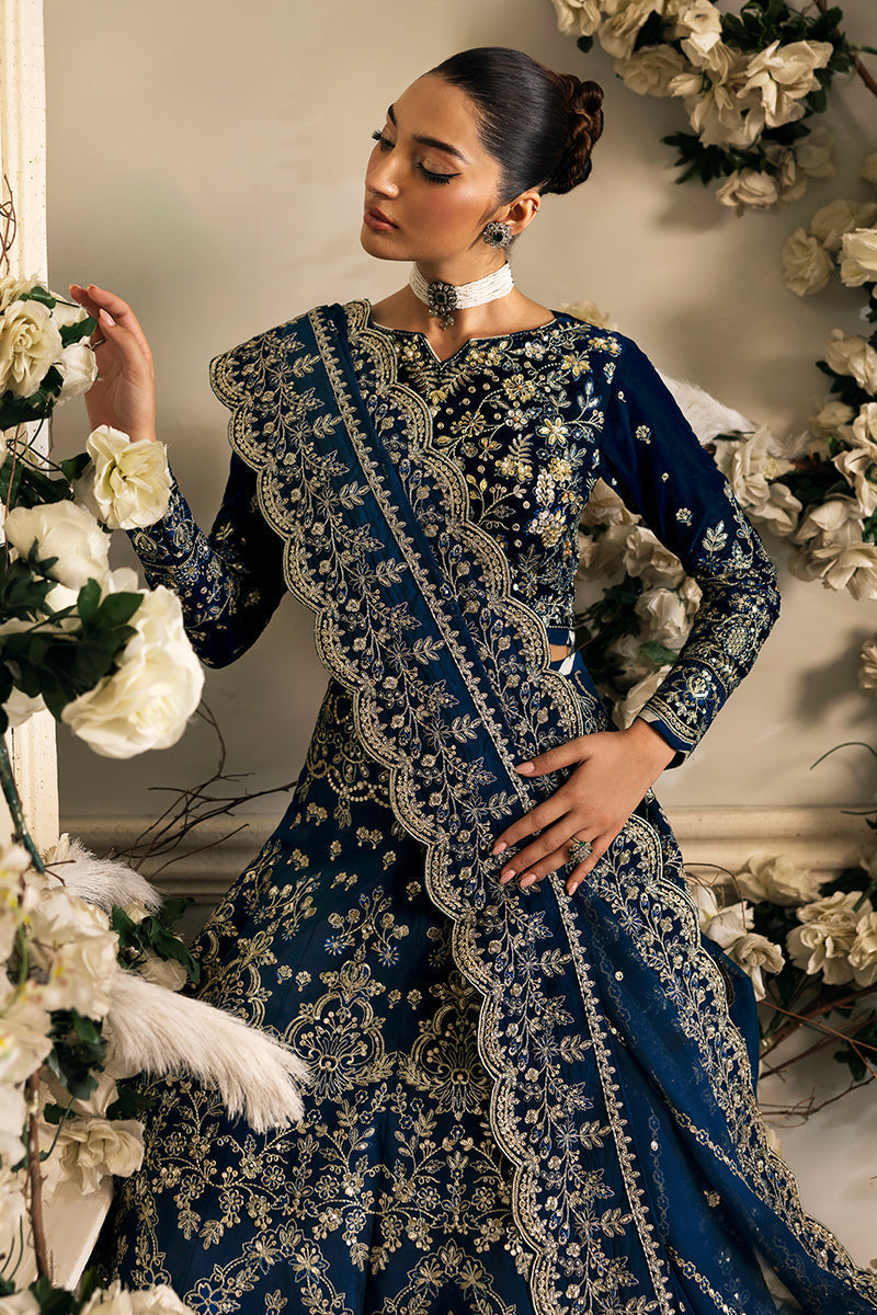Gulaal | Celeste Velvet 24 | Haze - Wedding Dress - Maria Faisal
