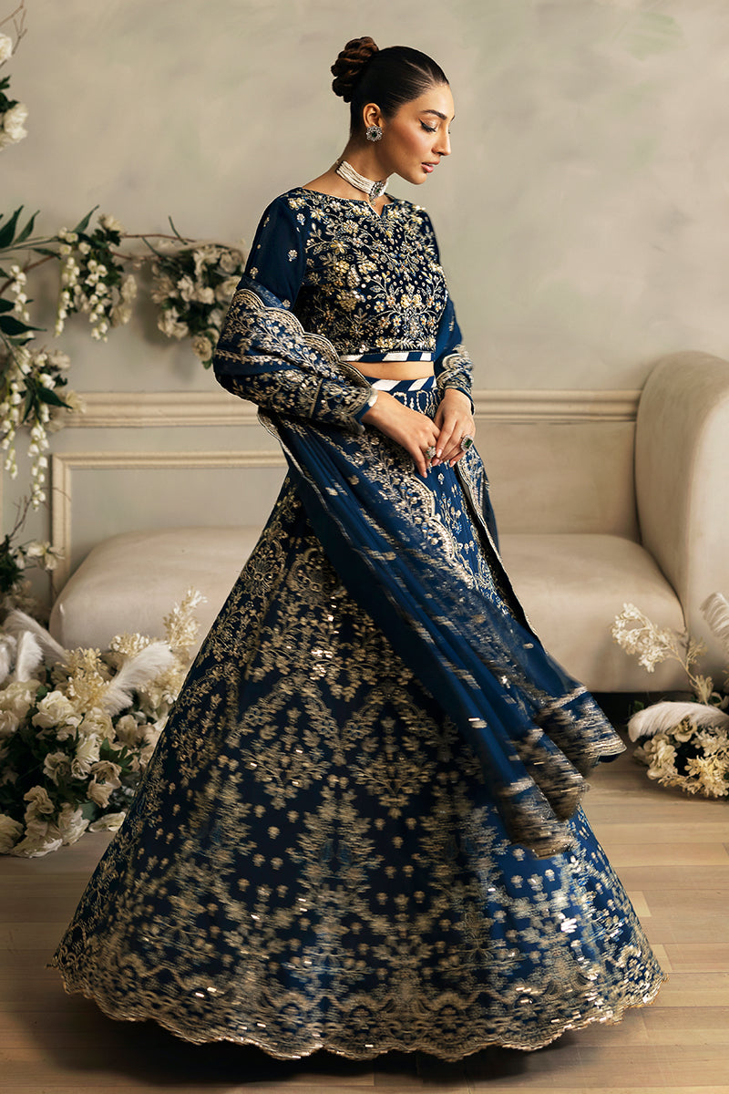 Gulaal | Celeste Velvet 24 | Haze - Wedding Dress - Maria Faisal