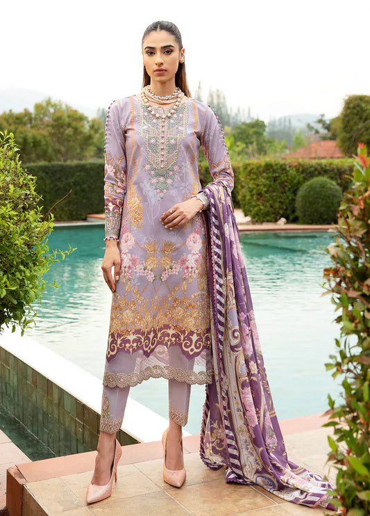 Gulaal | Springtime Ballet | LAVANDE (GL-L-24V1-05) - Ladies Clothes - Maria Faisal