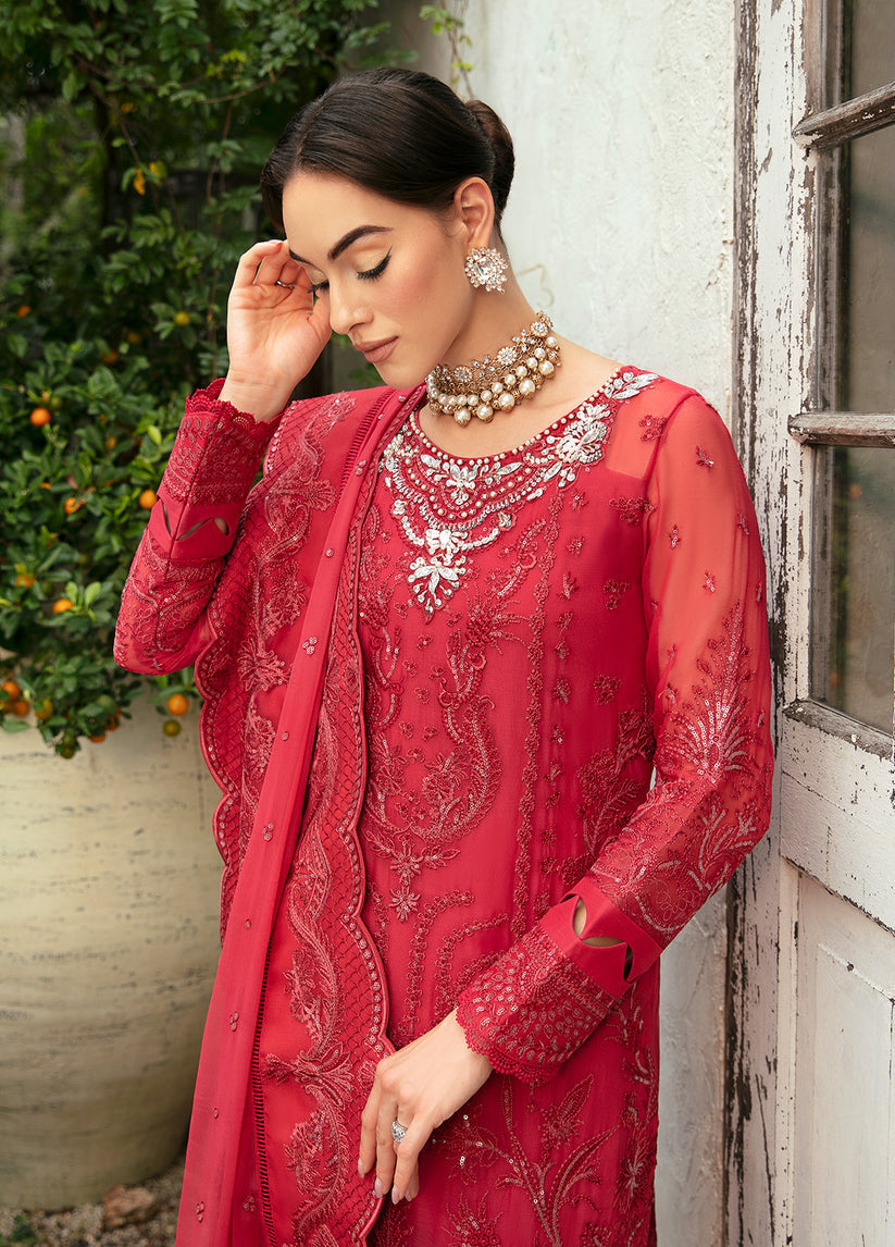 Gulaal | Embroidered Chiffon Eid Collection | ULMARIA - Waniyas